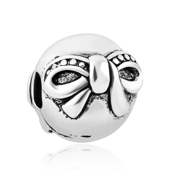 2018 new free shipping european 1pc silver shinning path elegance spacer clip safety diy bead fit pandora charm bracelet D006