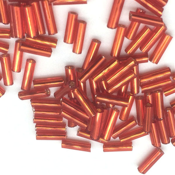 DIY 2*6mm 200pcs/lot Crystal Glass Bugle Beads European Seed Long Tube Two Hole Spacer Beads ForNecklace Bracelet Jewelry Making