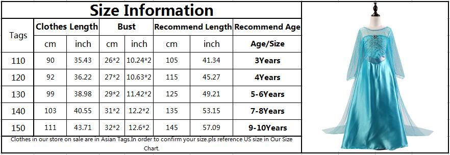 Queen Elsa Dresses Elsa Elza Costumes Princess Anna Dress for Girls Party Vestidos Fantasia Kids Girls Clothing Elsa Set