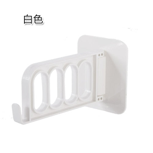 GUANYAO Creative Solid foldable Key Decorative Hooks Multi-function Door Hooks strong adhesive hanger storage rack coat hooks