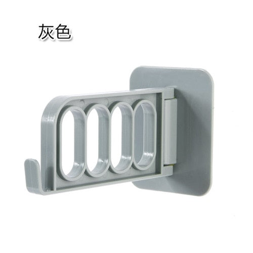 GUANYAO Creative Solid foldable Key Decorative Hooks Multi-function Door Hooks strong adhesive hanger storage rack coat hooks