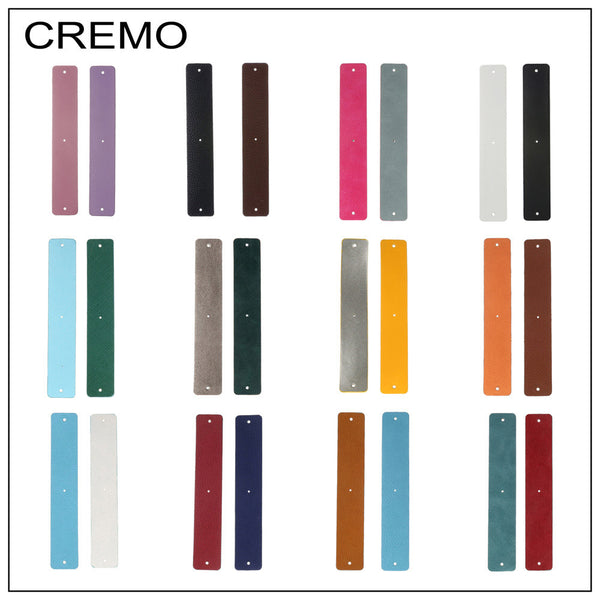 Cremo PU Leather Interchangeable Reversible Leather Band Jewelry Accessory Personalized Stainless Steel Bracelets & Bangles