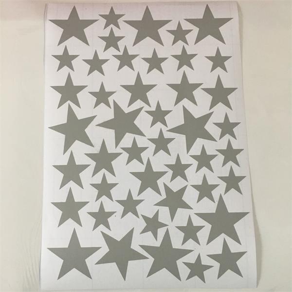 New 45pcs 3-5cm Cartoon Starry Wall Stickers For Kids Rooms Home Decor Little Stars Wall Decals Baby Nursery DIY Vinyl Art Mural