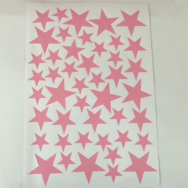 New 45pcs 3-5cm Cartoon Starry Wall Stickers For Kids Rooms Home Decor Little Stars Wall Decals Baby Nursery DIY Vinyl Art Mural