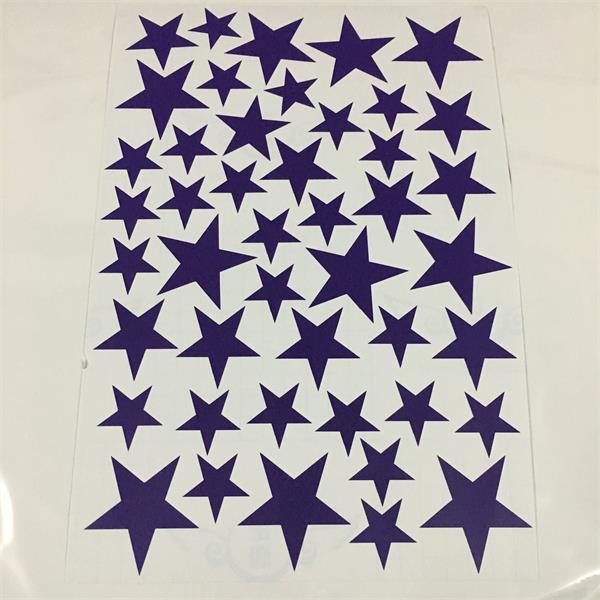 New 45pcs 3-5cm Cartoon Starry Wall Stickers For Kids Rooms Home Decor Little Stars Wall Decals Baby Nursery DIY Vinyl Art Mural