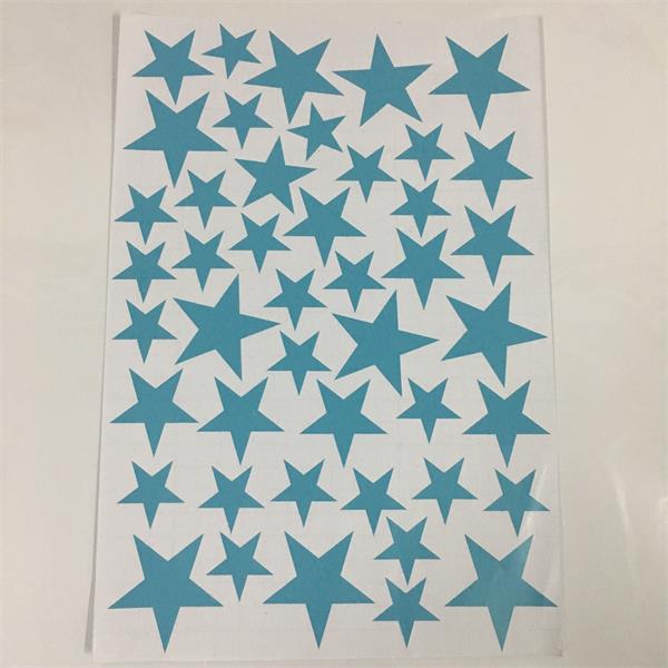 New 45pcs 3-5cm Cartoon Starry Wall Stickers For Kids Rooms Home Decor Little Stars Wall Decals Baby Nursery DIY Vinyl Art Mural