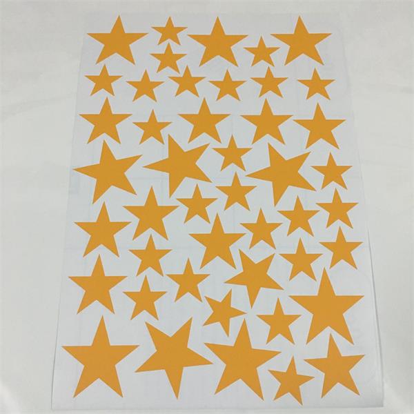 New 45pcs 3-5cm Cartoon Starry Wall Stickers For Kids Rooms Home Decor Little Stars Wall Decals Baby Nursery DIY Vinyl Art Mural