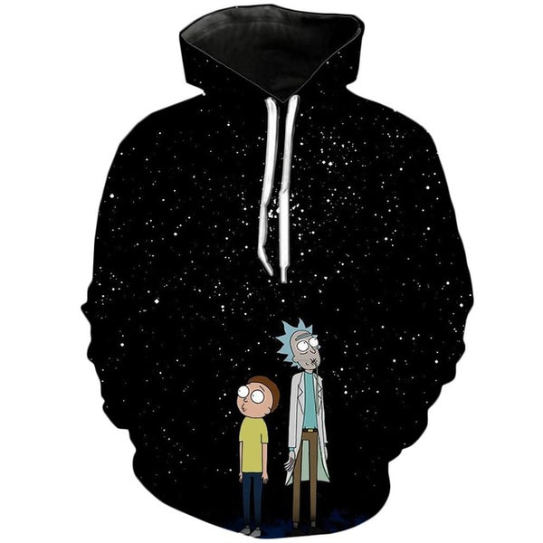Funny Hoodies Men Women Sweatshirts 3D Hoodie Rick and Morty Pullover Streetwear Hoody Anime Tracksuits Asian size s-6xl