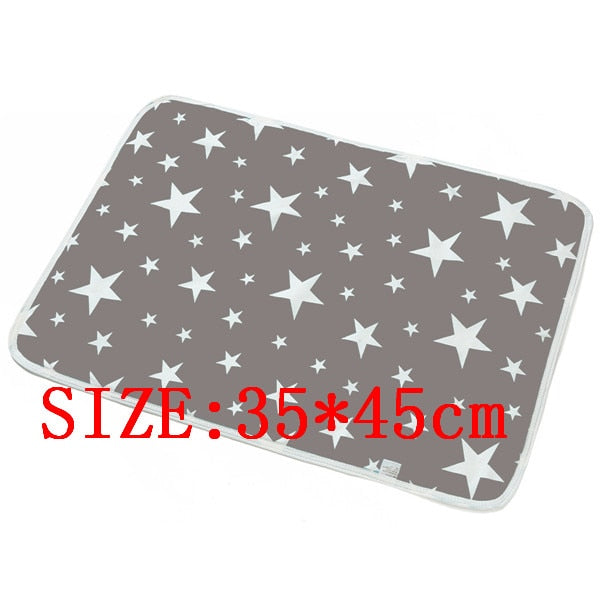Size 60X75cm 50X70cm Baby Changing mat Portable Foldable Washable waterproof mattress children game Floor mats Reusable Diaper