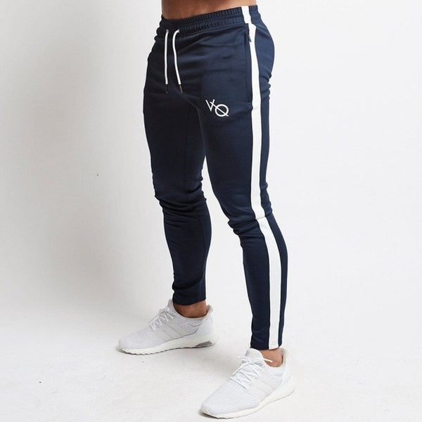 Mens Joggers Casual Pants Fitness Male Sportswear Tracksuit Bottoms Skinny Sweatpants Trousers Black Gyms Joggers Track Pants