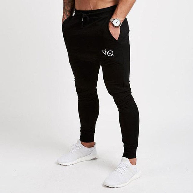 Mens Joggers Casual Pants Fitness Male Sportswear Tracksuit Bottoms Skinny Sweatpants Trousers Black Gyms Joggers Track Pants