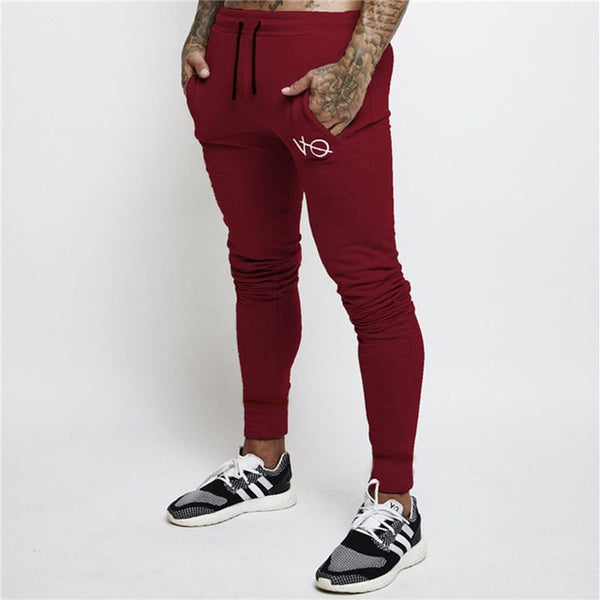 Mens Joggers Casual Pants Fitness Male Sportswear Tracksuit Bottoms Skinny Sweatpants Trousers Black Gyms Joggers Track Pants