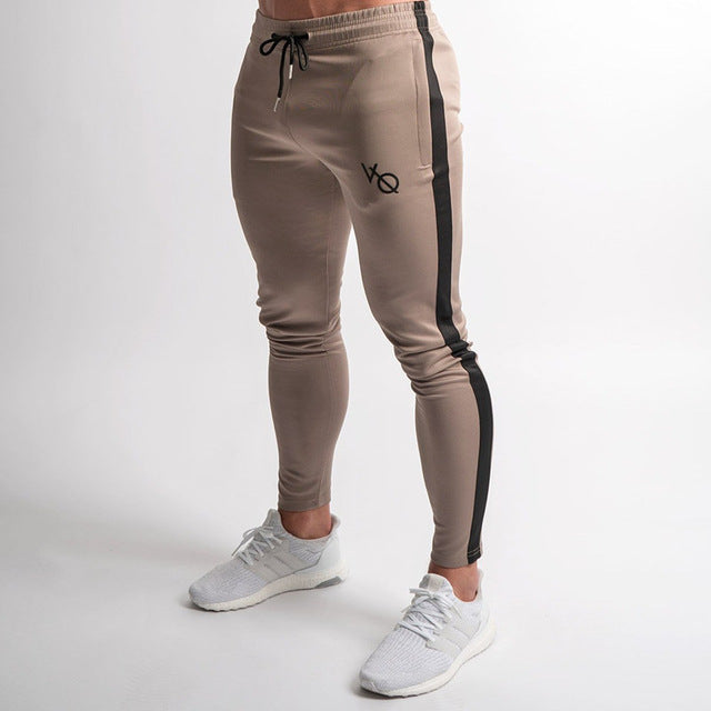 Mens Joggers Casual Pants Fitness Male Sportswear Tracksuit Bottoms Skinny Sweatpants Trousers Black Gyms Joggers Track Pants