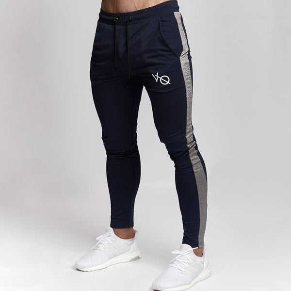 Mens Joggers Casual Pants Fitness Male Sportswear Tracksuit Bottoms Skinny Sweatpants Trousers Black Gyms Joggers Track Pants