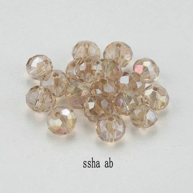 buy 1 and get 1 free 4mm colorful crystal beads charms glass loose beads round jewelry beads for jewelry making DIY total 300PCS