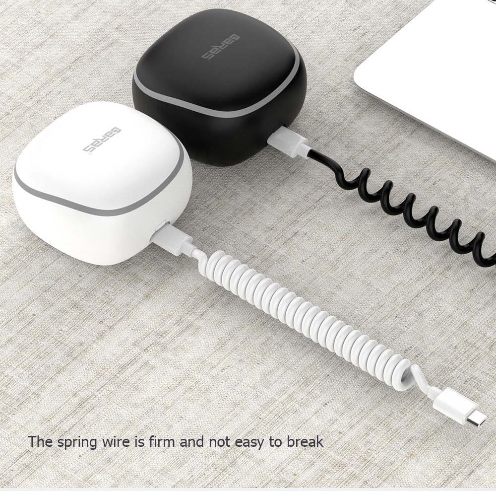GARAS Power Bank PD/QC3.0 for iPhone/Micro USB/USB C mini Powerbank Fast Charger For xiaomi/huawei Type C To Type C Spring Cable