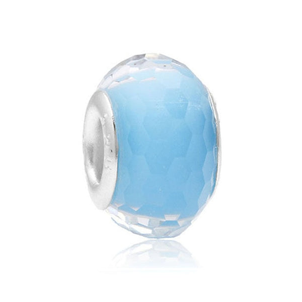 2018 Free Shipping European Colorful Lampwork Glass Beads Murano Aolly Charm Bead Fit Pandora For Girl DIY Bracelets & Bangles