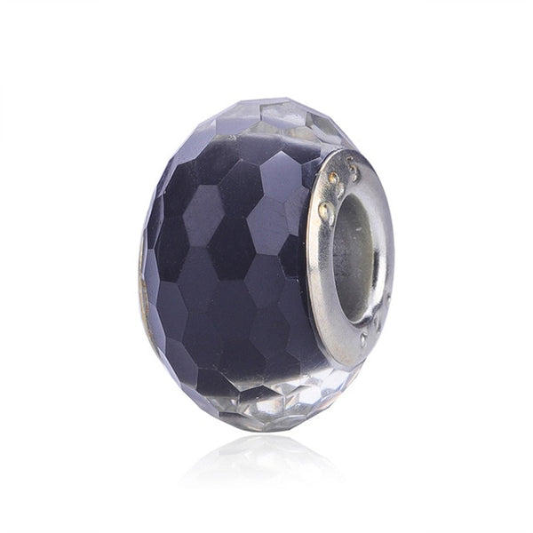 2018 Free Shipping European Colorful Lampwork Glass Beads Murano Aolly Charm Bead Fit Pandora For Girl DIY Bracelets & Bangles