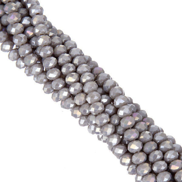 LNRRABC AA+ Quality 6MM 100piece/lot Candy Color Round Faceted Glass String Beads Crystal Rondelles White/Black/Red/Green/Yello