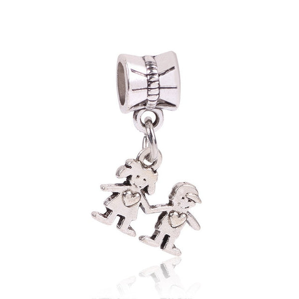 dodocharms Camera Mickey Starfish Love Pendant With Blue Crystal Silver Alloy Beads Charms Fit Pandora Bracelets DIY Jewelry