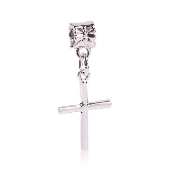 dodocharms Camera Mickey Starfish Love Pendant With Blue Crystal Silver Alloy Beads Charms Fit Pandora Bracelets DIY Jewelry