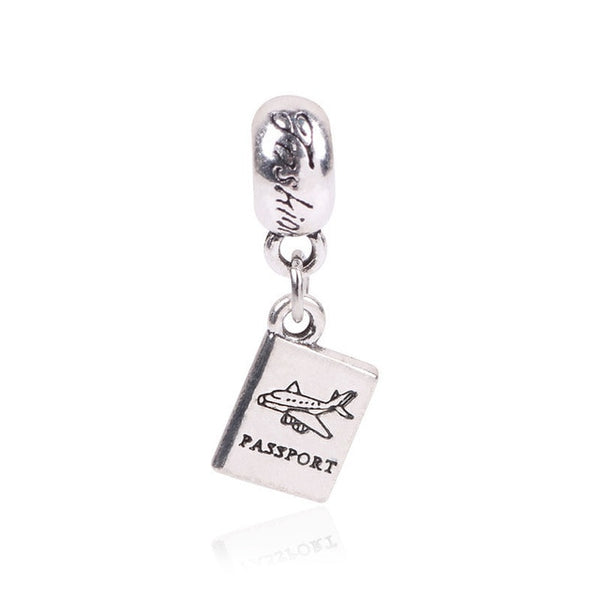 dodocharms Camera Mickey Starfish Love Pendant With Blue Crystal Silver Alloy Beads Charms Fit Pandora Bracelets DIY Jewelry