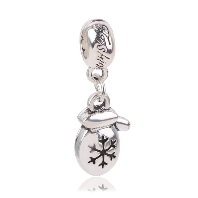 dodocharms Camera Mickey Starfish Love Pendant With Blue Crystal Silver Alloy Beads Charms Fit Pandora Bracelets DIY Jewelry