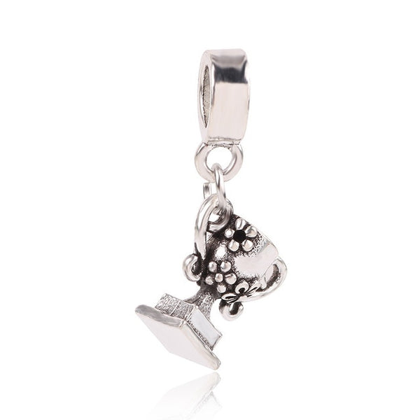 dodocharms Camera Mickey Starfish Love Pendant With Blue Crystal Silver Alloy Beads Charms Fit Pandora Bracelets DIY Jewelry