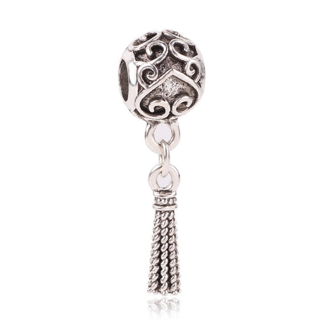 dodocharms Camera Mickey Starfish Love Pendant With Blue Crystal Silver Alloy Beads Charms Fit Pandora Bracelets DIY Jewelry