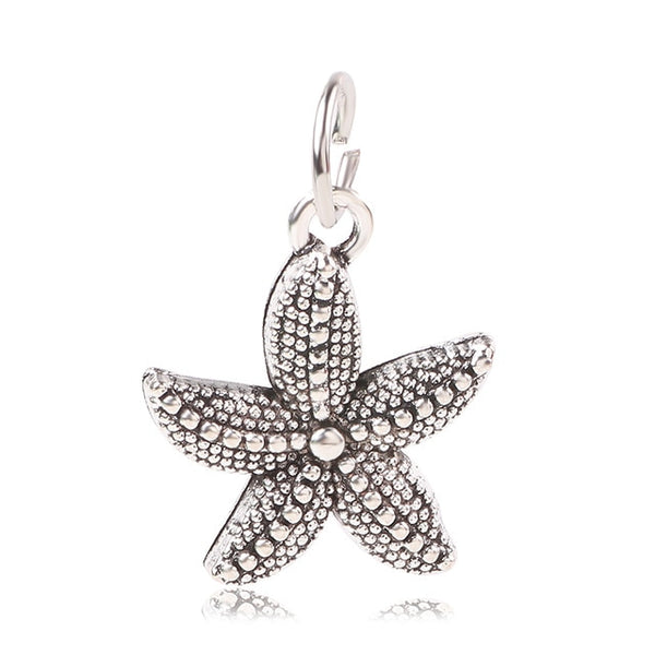 dodocharms Camera Mickey Starfish Love Pendant With Blue Crystal Silver Alloy Beads Charms Fit Pandora Bracelets DIY Jewelry