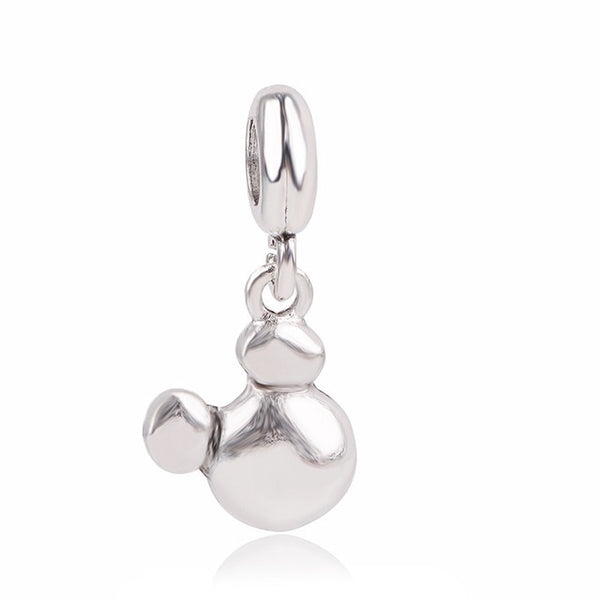 dodocharms Camera Mickey Starfish Love Pendant With Blue Crystal Silver Alloy Beads Charms Fit Pandora Bracelets DIY Jewelry