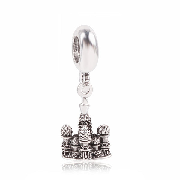 dodocharms Camera Mickey Starfish Love Pendant With Blue Crystal Silver Alloy Beads Charms Fit Pandora Bracelets DIY Jewelry