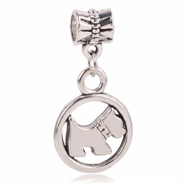 dodocharms Camera Mickey Starfish Love Pendant With Blue Crystal Silver Alloy Beads Charms Fit Pandora Bracelets DIY Jewelry