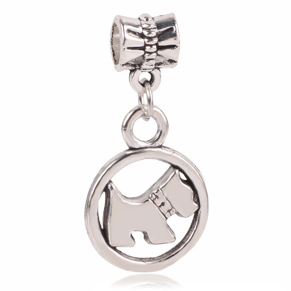dodocharms Camera Mickey Starfish Love Pendant With Blue Crystal Silver Alloy Beads Charms Fit Pandora Bracelets DIY Jewelry