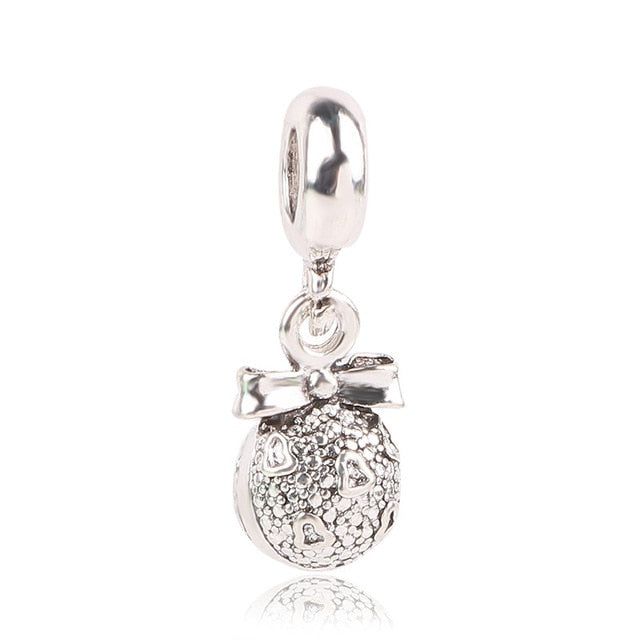 dodocharms Camera Mickey Starfish Love Pendant With Blue Crystal Silver Alloy Beads Charms Fit Pandora Bracelets DIY Jewelry