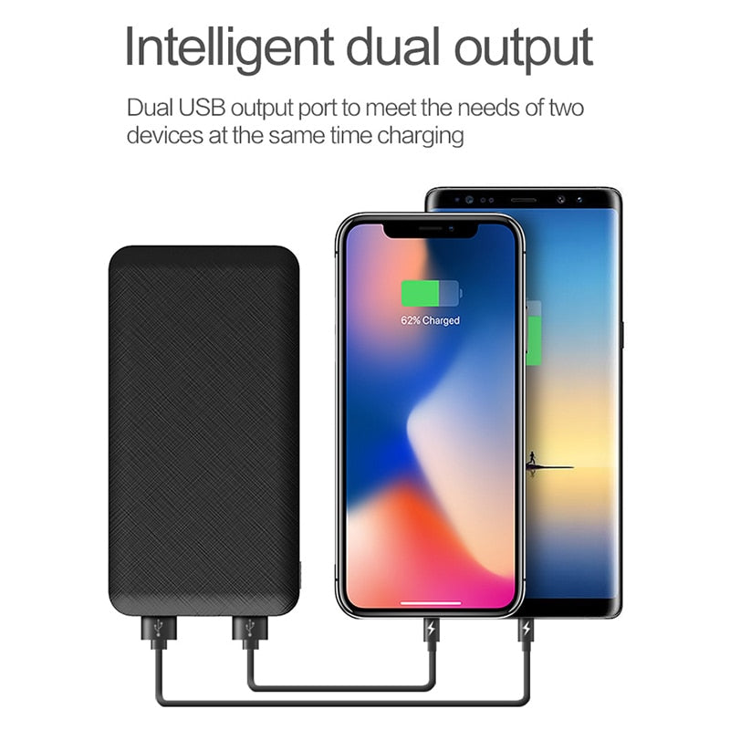 ROCK Slim Power Bank 10000 mAh Portable Charging Ultra thin Powerbank external battery backup pack for iPhone poverbank 10000mah