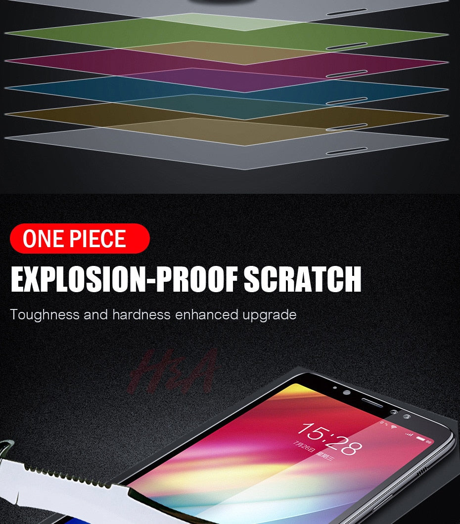 H&A 9D Tempered Glass For Samsung Galaxy J4 Plus J6 J8 A6 A8 A7 2018 Screen Protector A5 A3 A7 2017 Protective Glass Film