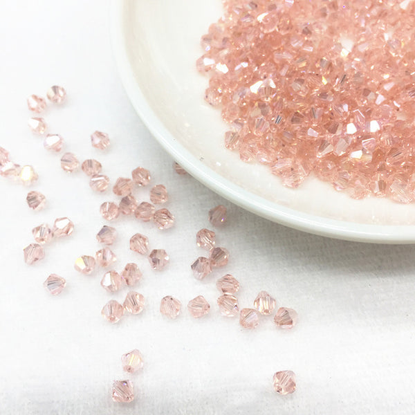 Wholesale 4MM 100pcs Austria Crystal Beads Spacer Glass Bead DIY Earrings Bracelet Choker Necklace Jewelry Making