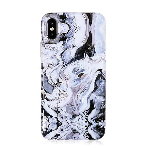 SUYACS Marble Pattern Kickstand Phone Case For iPhone X 6 6S 7 8 Plus Fashion IMD Soft Protective Phone Back Cover Case Coque