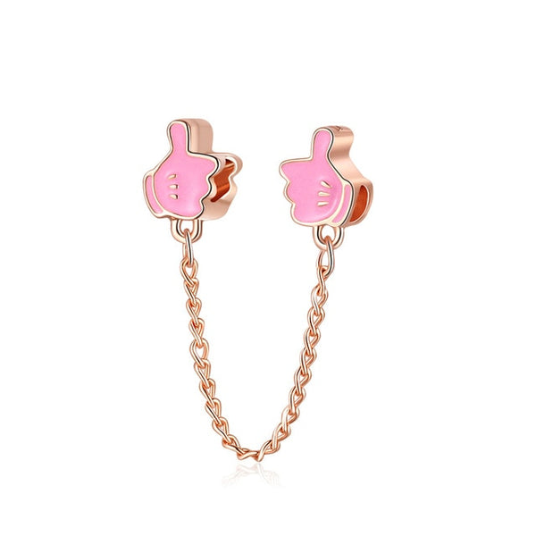 2018 Silver Plated Bead Cartoon Mouse Princess Dress Wallet Pendant Charm Beads Fit Pandora Women Diy Bracelets Bangles Jewelry