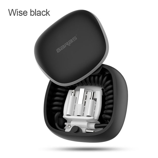 GARAS Power Bank PD/QC3.0 for iPhone/Micro USB/USB C mini Powerbank Fast Charger For xiaomi/huawei Type C To Type C Spring Cable