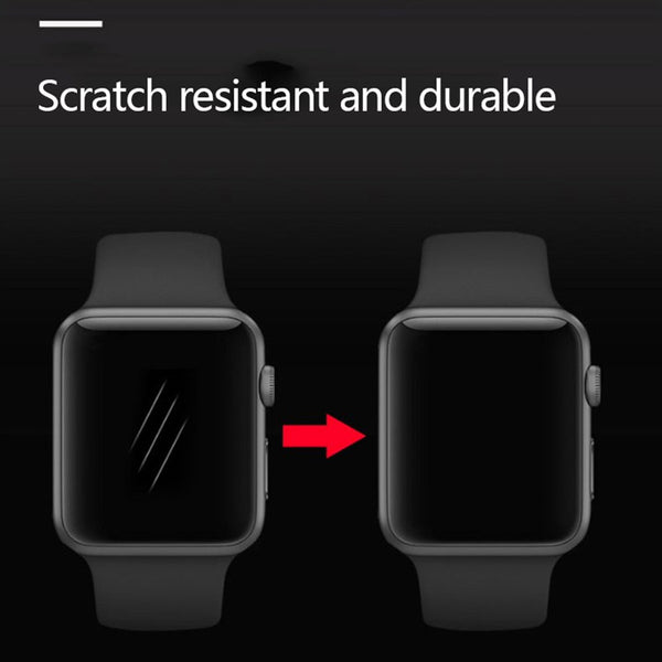JGKK Soft TPU 3D Full Coverage Protective Film For iWatch Apple Watch Series 1/2/3 38mm 42mm Screen Protector Not Tempered Glass