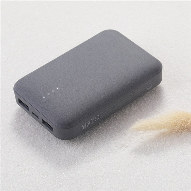 10000 mAh Power Bank for Xiaomi Powerbank,ROCK Mini Portable Ultra-thin Polymer Battery for iPhone SamSung and More bank power