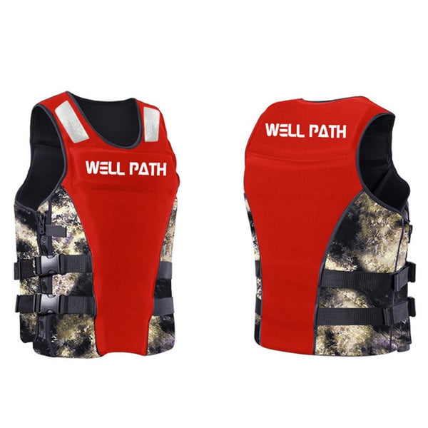 Life Vest Men Women Neoprene Profession Fishing Vests Surfing Drifting Buoyancy Life jackets For Adult Swimming vest for kids