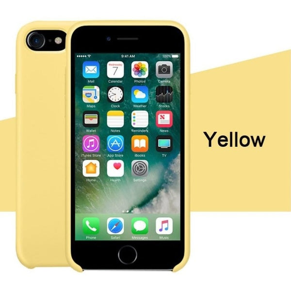 Have LOGO Case For iPhone Xs MAX XR X Cases For Apple For iPhone 7 8 6 s Plus 5s SE Original Official Style Silicone Case logo