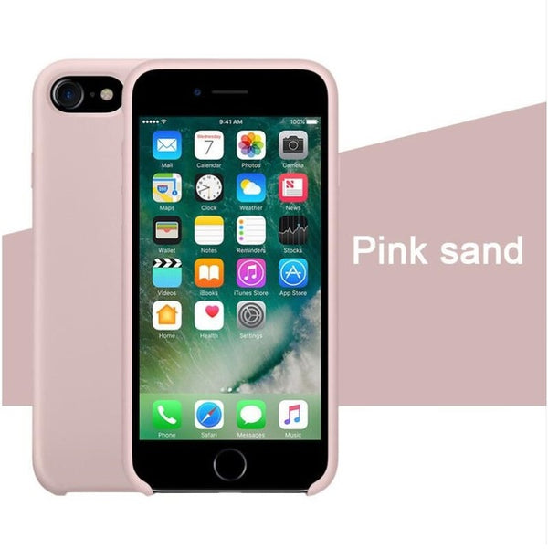 Have LOGO Case For iPhone Xs MAX XR X Cases For Apple For iPhone 7 8 6 s Plus 5s SE Original Official Style Silicone Case logo