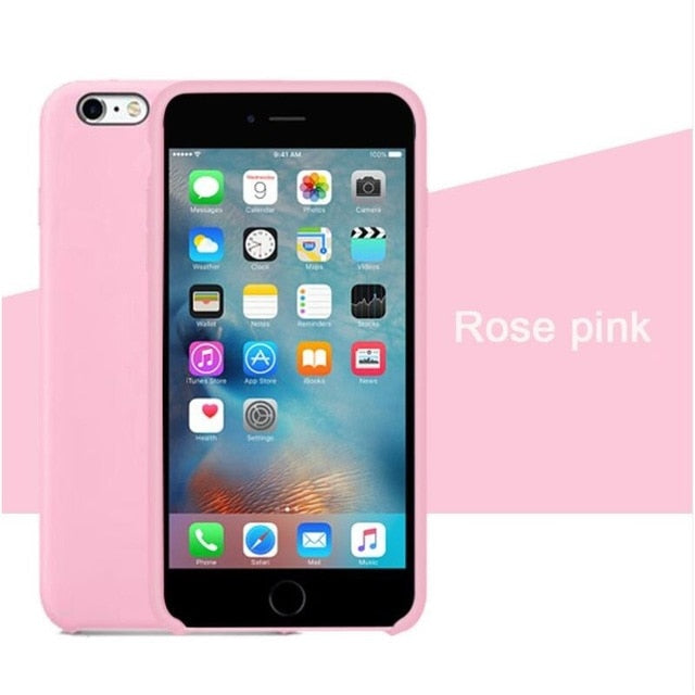 Have LOGO Case For iPhone Xs MAX XR X Cases For Apple For iPhone 7 8 6 s Plus 5s SE Original Official Style Silicone Case logo