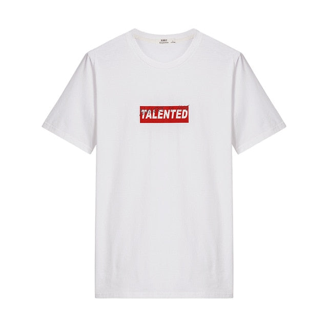 Enjeolon new T Shirt Men Summer Fashion o neck t shirt Slim Men T-shirt Casual words printing T-shirt Tops Tees 3XL T5107