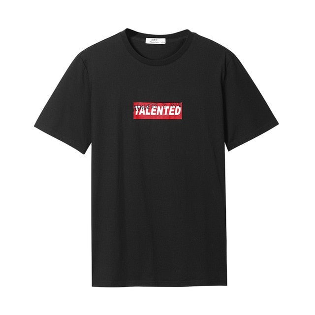 Enjeolon new T Shirt Men Summer Fashion o neck t shirt Slim Men T-shirt Casual words printing T-shirt Tops Tees 3XL T5107