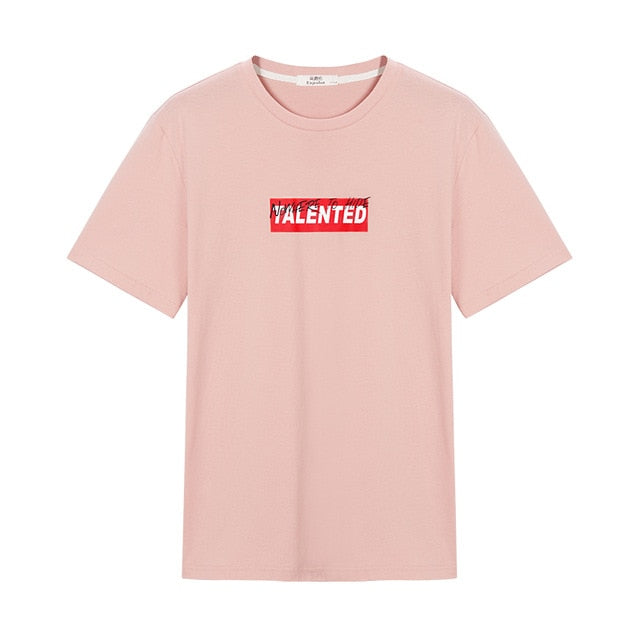 Enjeolon new T Shirt Men Summer Fashion o neck t shirt Slim Men T-shirt Casual words printing T-shirt Tops Tees 3XL T5107